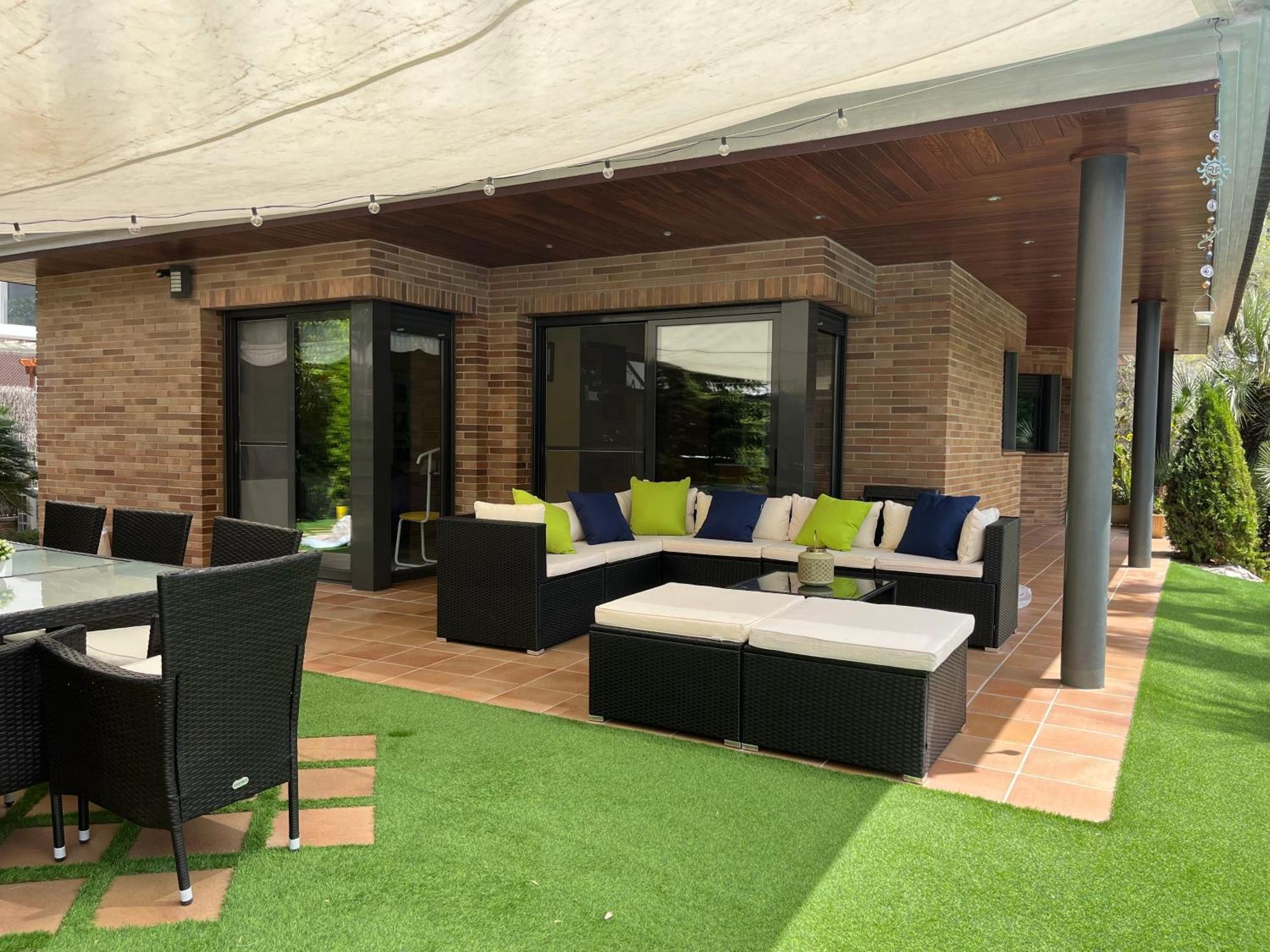 Washingtonia Villa Near Sitges Каньельес Экстерьер фото